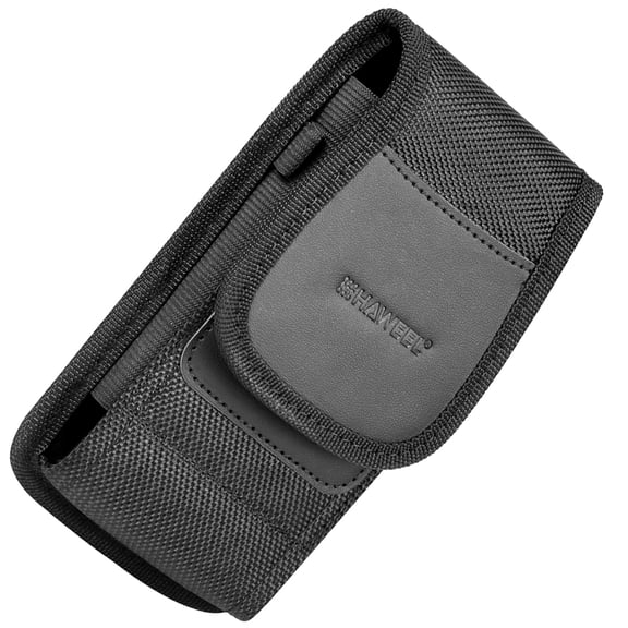FOMIYES Sturdy Nylon Black Waist Bag for Phone, Cards, and Cash Storage