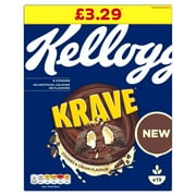 Kellogg's Krave Cookies & Cream Cereal, 410g (pack of 6)