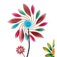 thumbnail image 3 of Wind & Weather Spinning Flowers Colorful Garden Stake Wind Spinner, 3 of 8