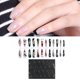 thumbnail image 5 of 24 piezas de uñas postizas con cintas adhesivas de alón ma navideño shamjiam Uñas postizas, 5 of 8