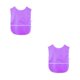 thumbnail image 2 of Matsuzay Delantales de pintura Bolsillos espaciosos de pintura de secado rápido para niños pequeños con correa lateral Guardapolvo Paño Violeta 2piezas, 2 of 6
