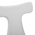 thumbnail image 3 of Duhome Bar Stools Set of 2 Wood Dining Room Chair for Kitchen, Farmhouse 24 Inch Barstools with Curved Slat Back, White, 3 of 8