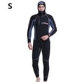 thumbnail image 2 of Tamaño de traje de baño con capucha con capucha de protección UV con cremallera lateral Traje de surf para buceo Natación Snorkeling Scuba Surfing Surfing S 5mm Speravity OD003703-01, 2 of 7