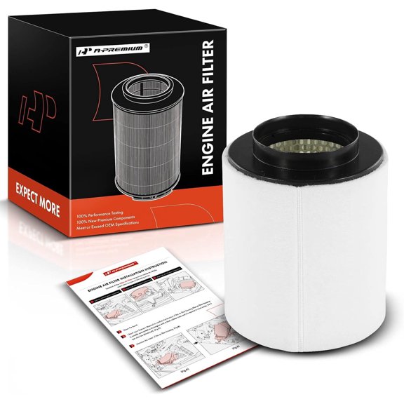 A-Premium Engine Air Filter Compatible with Audi A8 Quattro 2013 2014 2015 2016 2017 2018 3.0L 4.0L