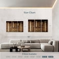 thumbnail image 3 of Elephant Stock Vintage Optometry Wall Art - Horizontal Multi Panel Canvas - Living Room Wall Decor - Profession Multi Panel - Brown And Yellow Decor - 74" x 48", 3 of 4