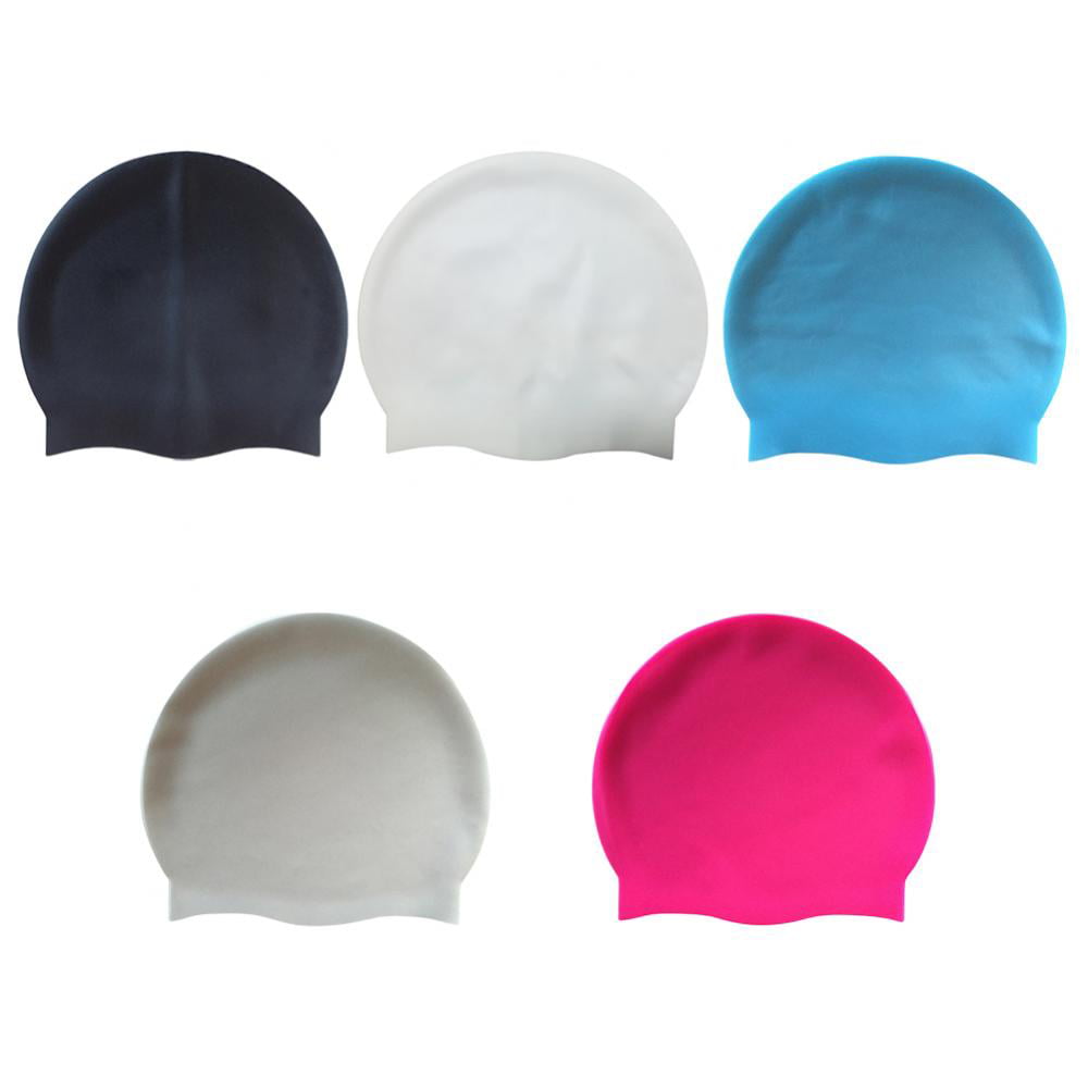 BLUE REEF Polyester Lycra Stretchy Elasticated Swimming Hat Turban Style 