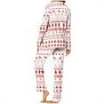 thumbnail image 5 of Xihbxyly Christmas Pajamas for Women, Women's Christmas Printed Pajama Set for Daily Home Wear Two-Piece Pajama Set with Pocket, 5 of 6