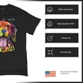 thumbnail image 4 of Tee Hunt Dean Russo Labrador Retriever T-Shirt Love Pet Dog is Love Men's Tee, Black, X-Large, 4 of 5