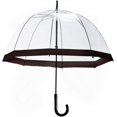 thumbnail image 2 of Clear Bubble Umbrella u2013 See Through, Rain & Windproof Umbrella for Weddings, Prom, Graduation and Outdoor Events - Automatic Open, Crook Handle, Clear Dome, 2 of 6