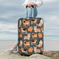 thumbnail image 7 of Susaid Corgi Collie Pug Print Elastic Washable Suitcase Cover with Hidden Zipper, Fits 18-32 Inch Luggage for Protection During Travel-Large, 7 of 7
