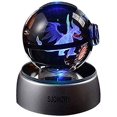thumbnail image 1 of 3D Crystal Ball LED Night Light Base Changes Color Toy Night Light Child Christmas Present, 1 of 5