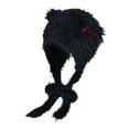 thumbnail image 2 of Brilliant Winter Hats for Women with Ear Flaps Women Plaid Printed Faux Bucket Hat Warm Windproof Baggy Stretch Winter Soft Caps Wrap Fisherman Hat Black, 2 of 4