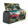 thumbnail image 3 of Yiaed Valley River Dinosaur Print Mailbox Covers, Magnetic Mailbox Cover, Mail Box Covers for Garden Outdoor Decor Box Covers-25.5x21 in, 3 of 8