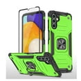 thumbnail image 1 of TASHHAR Samsung Galaxy A04S Case/A13 5G Case with Screen Protector Magnetic Ring Kickstand Military Grade Double Layer Drop Protection Durable Detachable for Galaxy A04S/A13 5G Phone - Green, 1 of 9