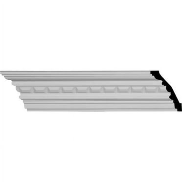 5 3/8"H x 4"P x 6 3/4"F x 94 1/2"L Blackthorn Crown Moulding
