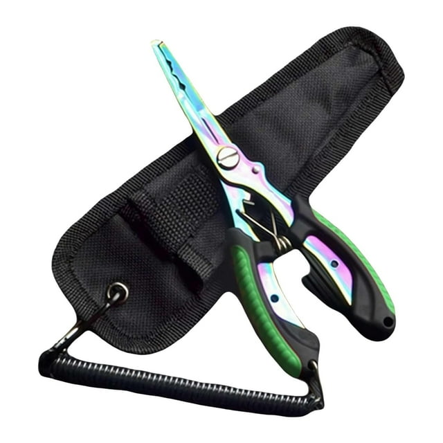 Woodworking Tools Titanium Fishing Pliers Saltwater Fishing Gear Tungsten Cutters Hook Remover Knot Tying Tool With Lanyard Sea Fishing Kit Presents For Men