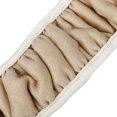 thumbnail image 5 of Unique Bargains 14"-15" Elastic Leopard Pattern Faux Fur Winter Warm Car Steering Wheel Cover Universal Beige, 5 of 5