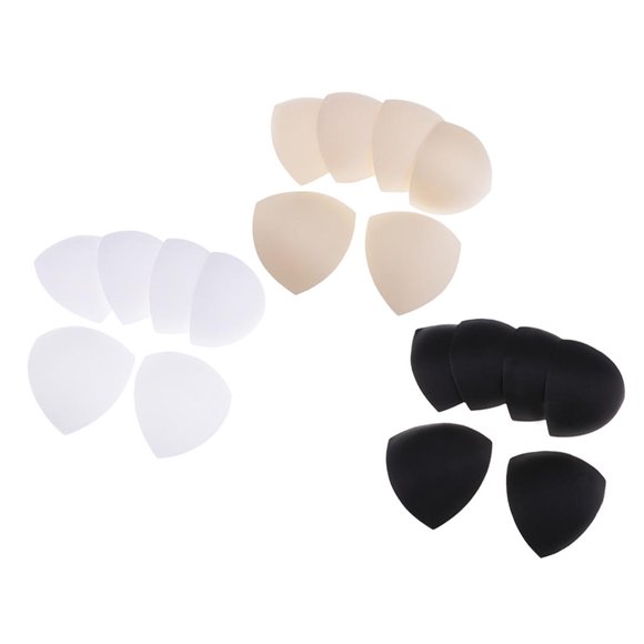 9 Pairs of Triangle Covers Bra Pads Bra Inserts Cup Sponge Suitable for A, B, Size