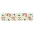 thumbnail image 3 of MKHERT Cartoon Foxes Table Runner for Office Kitchen Dining Room Wedding Party 16x72 inch, 3 of 4