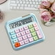 thumbnail image 3 of Calculadora de oficina y papelería, teclado flexible, serie multicolor, para uso en oficina, estilo Internet, calculadora personalizada, computadora, 3 of 5