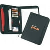 DDI 1923041 10 in. Poly Zippered Padfolio - Black