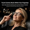 thumbnail image 3 of Gafas inteligentes MNVOEQ con cámara 4K, audio Bluetooth e IA, 3 of 9