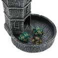 thumbnail image 7 of Castle Dice Tower with Tray, Wall Carving Dice Rolling Tray for Dungeons and Dragons | Easy Roller Perfect for Board Game, D&D and RPG, (Ancient Silver), 7 of 7