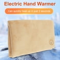 thumbnail image 3 of Rapid Heating Electric Hand Warmer, Foldable Velvet Hand Warmer Bag, Ideal for Work, Study, Outdoor Activities with Three Adjustable Temperature Levels, 3 of 7