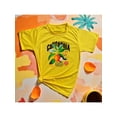 thumbnail image 2 of Playera Blusa De Naranjas Los Angeles California – Estilo Cítrico con Vibras del Oeste Color Amarillo Talla Extra Grande Marca Emil SaEs, 2 of 4