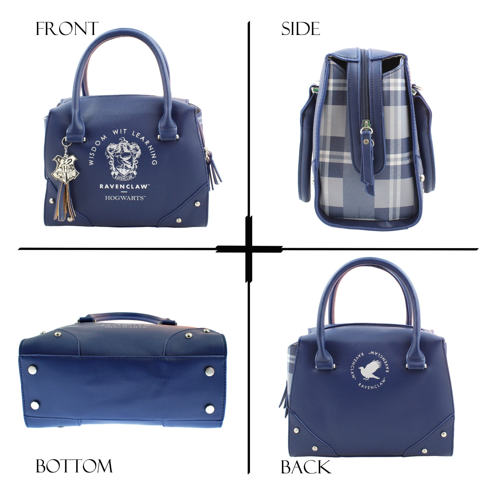 Harry Potter Purse Designer Handbag Hogwarts Houses Womens Top Handle Shoulder