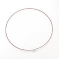 thumbnail image 2 of U8MO 100x Steel Wire Necklace Cord Nice For DIY Jewelry Making With Screw Clasp 17.5"-MediumVioletRed, 2 of 4