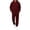 Wine, variant on Sweatsuits for Mens Sweat Suit Jogging Track Suits 2 Piece Matching Sets Outfits Casual Comfy Athletic Tracksuits