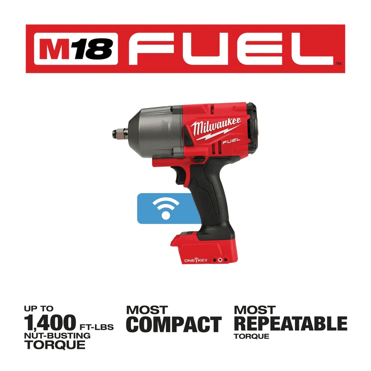 Milwaukee M18 Fuel 1/2" 18V Brushless Impact Wrench 2863-20 (Bare Tool)