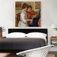 thumbnail image 2 of ARTCANVAS Yvonne and Christine Lerolle at the Piano 1898 Canvas Art Print by Pierre-Auguste Renoir - Size: 36" x 36" (0.75" Deep), 2 of 9