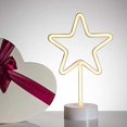 thumbnail image 5 of (Star)LED Neon Light Star Shape Neon Sign for Wall Decor Battery and USB Operated Neon Decorative Lights for Home Kids Bedroom Bar Party Wedding Christmas H, 5 of 5