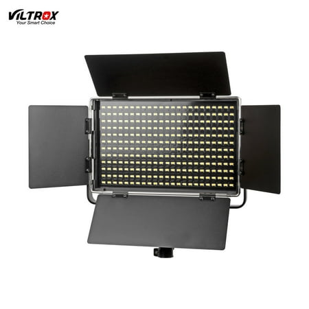 Viltrox VL-S50B 276 LED Video Light Panel 50W Dimmable 5600K CRI95 with Wireless Remote Control Barndoor U-Bracket for Canon Nikon Sony DSLR Camera Camcorder Studio Photography Interview