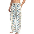 thumbnail image 3 of Kdxio Undersea Animals Print Men's Sleep Pajama Pant Lounge Pants with Pockets, 3 of 8