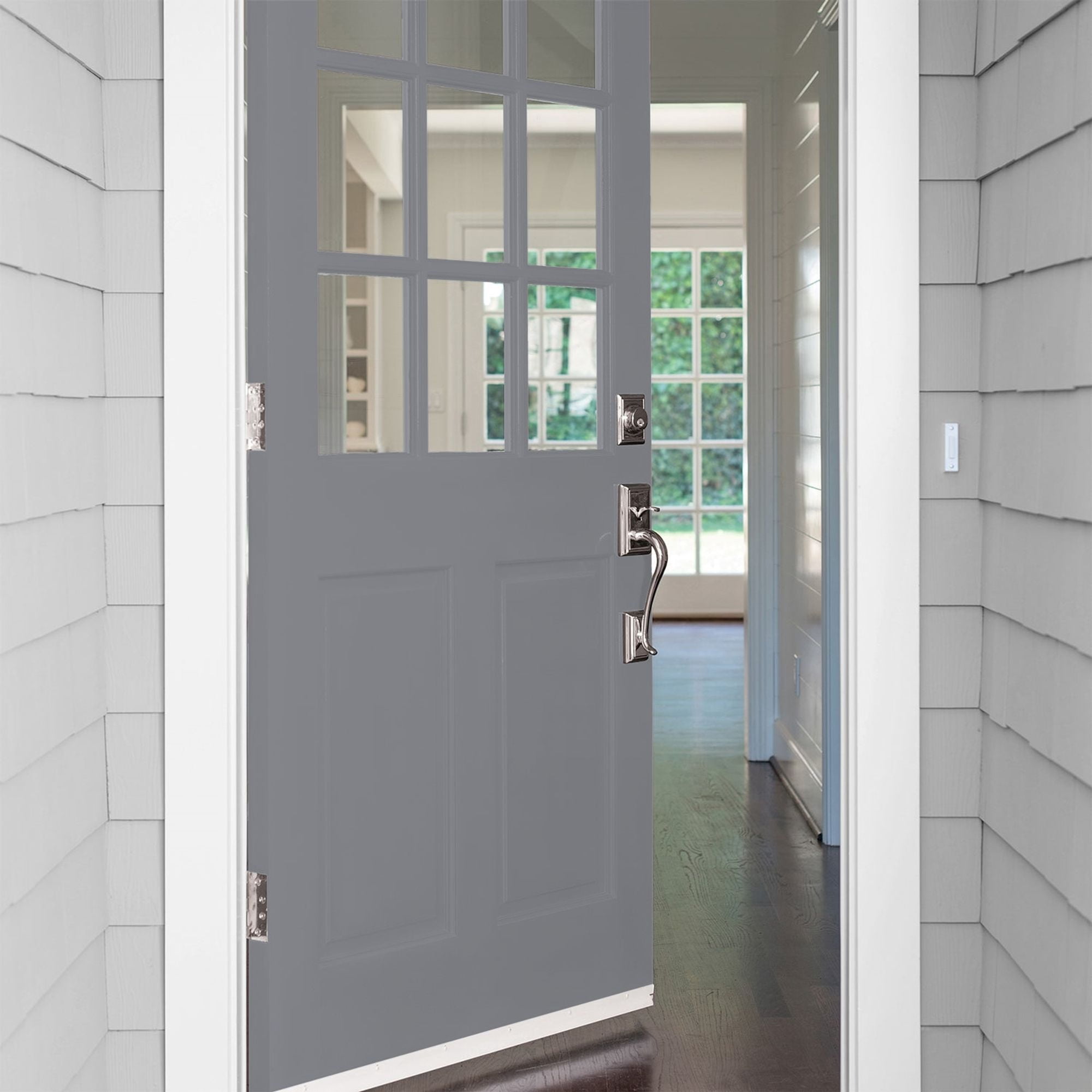 HEP Victorian Pewter Exterior Paint + Primer Semi Gloss , 1 Quart