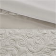 thumbnail image 5 of JERFIT King Size 8-Piece Comforter Set, Embroidered Quilted Bedding Ensemble with Pillows & Bed Skirt, Neutral Luxury Microfiber, 5 of 10