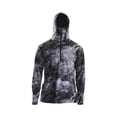 thumbnail image 1 of jinwen Men's Sun Protection Hoodie Shirt Thin Rash Guard for Outdoor Camping Riding 5XL, 1 of 9