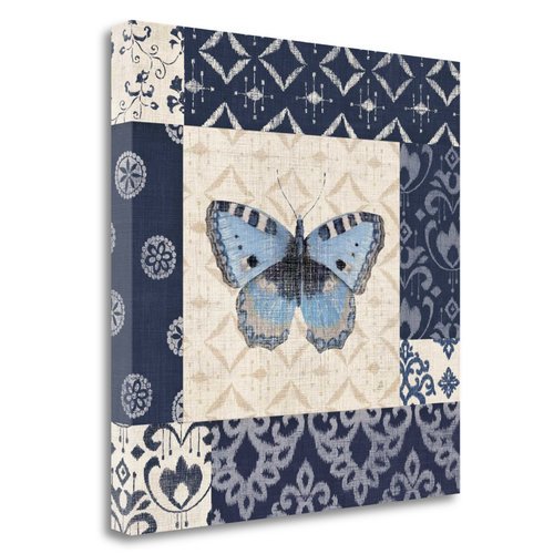 Tangletown Fine Art Indigo Nature II By Daphne Brissonnet, Gallery Wrap Canvas