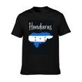 thumbnail image 4 of T-shirt Honduras Map  Soft Cotton Adult Heat-Transfer Graphic T-Shirt - 180g Breathable Fabric, Unisex Summer Casual Wear with Durable Heat-Printed Design, 4 of 9