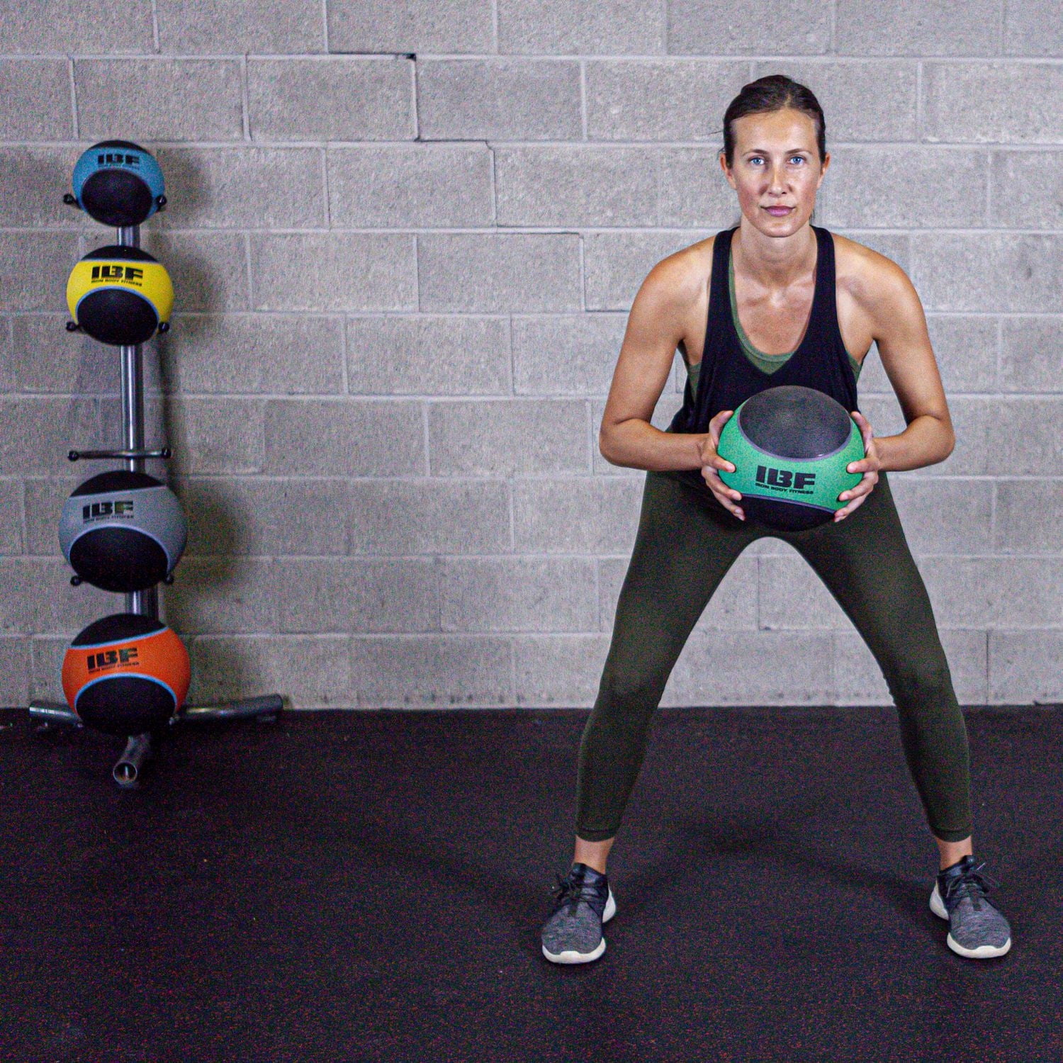 IBF Iron Body Fitness Deluxe Medicine Ball Set - 6 & 12 lbs.