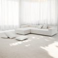JESTOP Compressed Chenille Modular Sectional Sofa Set