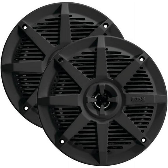 2-Way Full-Range Marine Speakers, Black - 5.25 in.