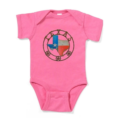 

CafePress - Texas Wrought Iron Barn Art - Cute Infant Bodysuit Baby Romper