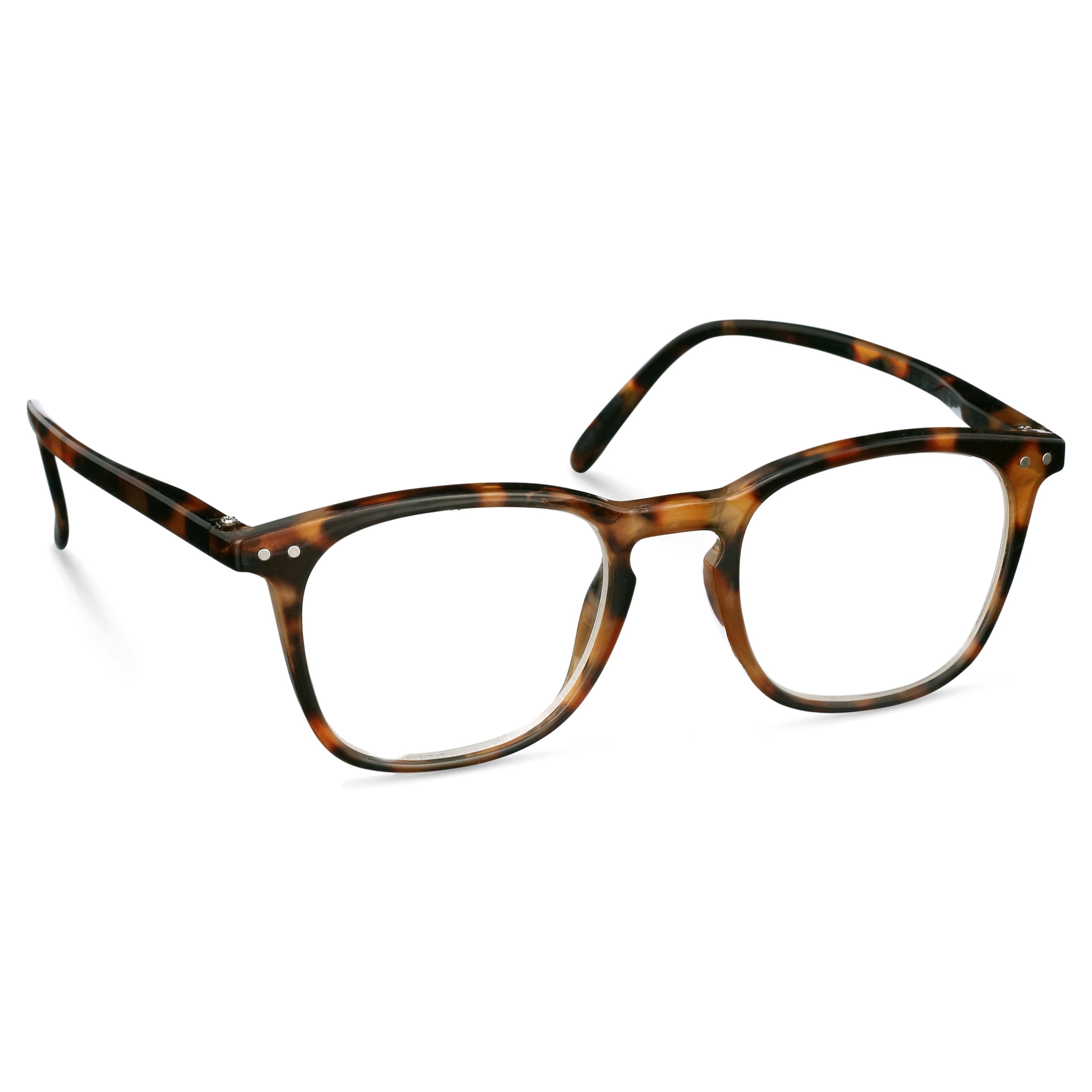 M Readers Innovation Twilight Tortoiseshell +2.50 Reading Glasses with Case