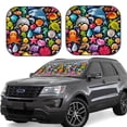thumbnail image 6 of Kdxio Underwater Diving Animals Print 2-Piece Sun Shade Front Windshield - Foldable Car Front Window Sunshades For Most Sedans Suv Truck, 6 of 6