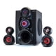 thumbnail image 2 of Befree Sound Sistema De Altavoces Con Sonido Envolvente Bluetooth De 5.1 Canales - Rojo, 2 of 5