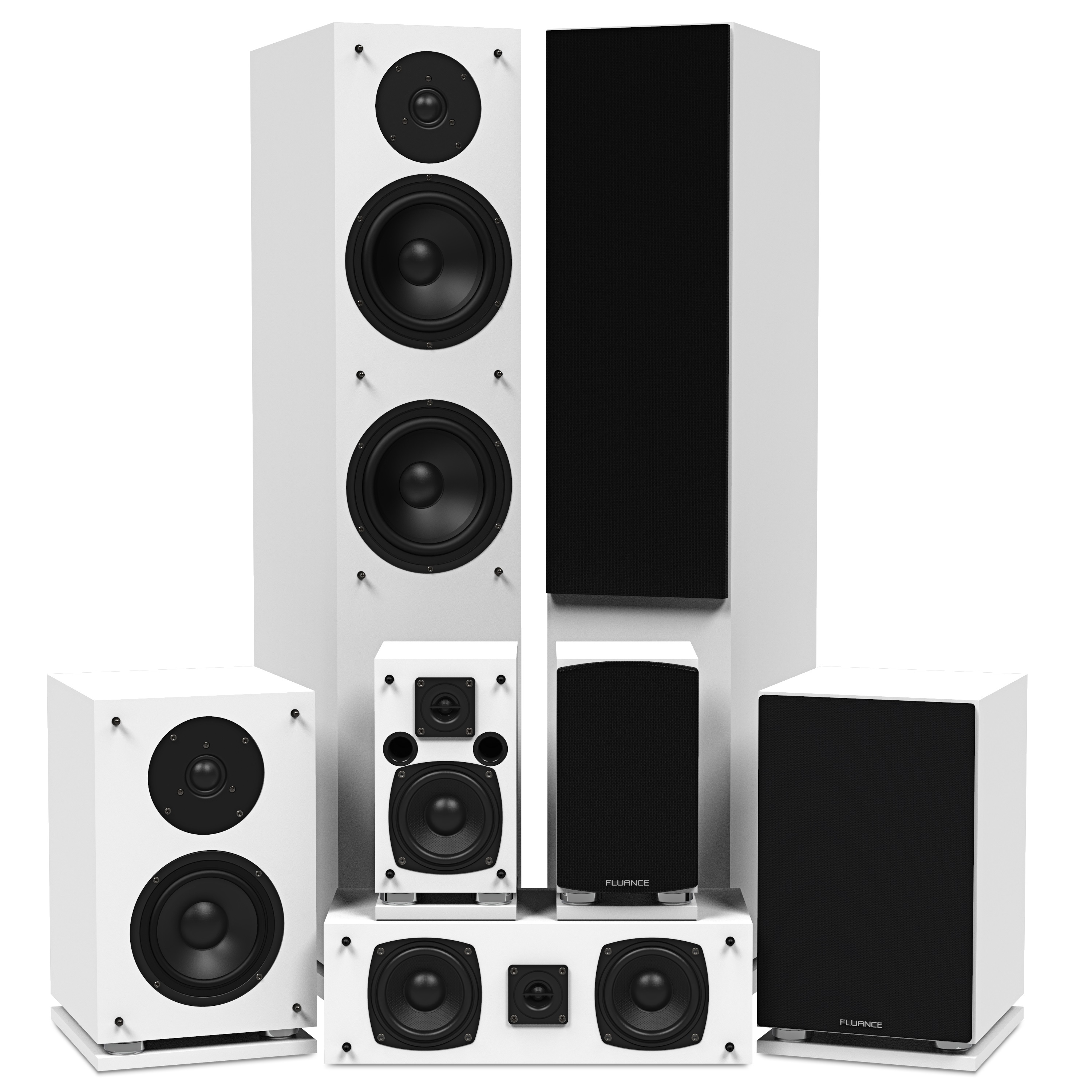 7.0 Speaker System Expertly timbre matched 7 speaker system that will